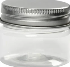 Plastdåse Med Låg - H 35 MM - Ø 40 MM - 10 Stk