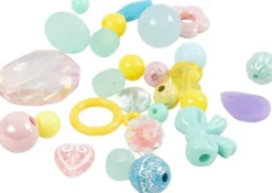 Plastperler - Ø 5-35Mm - Hulstr. 1-8Mm. - Assorterede Farver - 700 ML