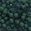Plastperler - Ø 6 MM - Hulstr. 2 MM - Flaskegrøn - 40 G