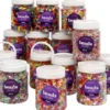 Plastperler - Str. 6-15 MM - Hulstr. 1,5-6 MM - Assorterede Farver - 16X700 ML
