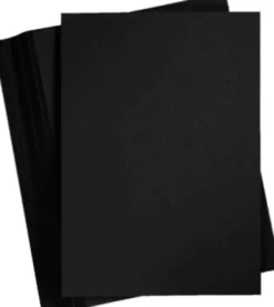 Playcut Fotokarton A4 - 300 G - Sort