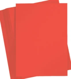Playcut Karton A4 180 G - 10 Ark Postrød