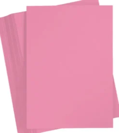 Playcut Kulørt Papir A4 130 G - 20 Arkpink