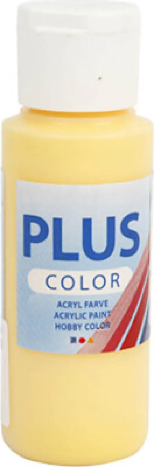Plus Color Hobbymaling - Akrylfarve - Crocus Yellow - 60 ML