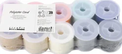 Polyester Snor - Tykkelse 0,6 MM - Colorful - 10X50 M