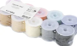 Polyester Snor - Tykkelse 0,6 MM - Colorful - 10X50 M