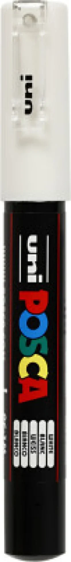 Posca Tusch - Nr. Pc-1M - Tykkelse 0,7 MM - Hvid