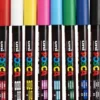 Posca Tusser - Uni Markers - Pc-1Mr - 0,7 MM - Extra-Fine - 8 Stk