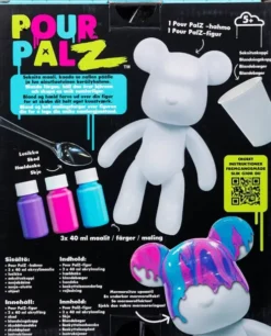 Pour Palz - DIY Paint Bear Collectible - Berry Blast