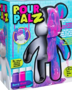 Pour Palz - DIY Paint Bear Collectible - Berry Blast
