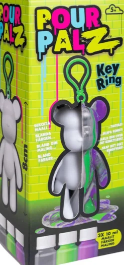 Pour Palz - DIY Paint Bear Keyring - 33130154
