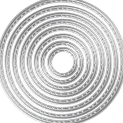 Præge- Og Skæreskabelon - Cirkler - Ø 1,5-7 CM