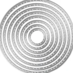 Præge- Og Skæreskabelon - Cirkler - Ø 1,5-7 CM