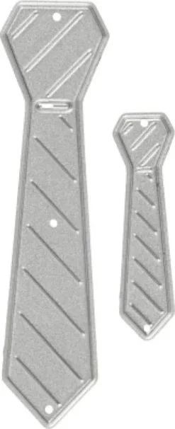 Præge- Og Skæreskabelon - Slips - Str. 26X99+9X35 MM