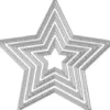 Præge- Og Skæreskabelon - Stjerner - Ø 3,5-11,5 CM