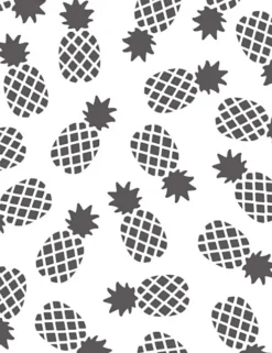 Prægeskabelon - Ananas - 11X14 CM - Tykkelse 2 MM