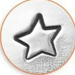 Prægestempel - Stjerne - L 65 MM - Str. 3 MM - 1 Stk