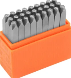 Prægestempler - Store Bogstaver - Str. 3 MM - Skrifttype Sans Serif - 27 Stk
