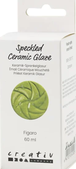 Prikket Keramik Glasur - 999-1060 C - Dækkende - Figaro - 60 ML