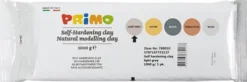 Primo Ler - Selvhærdende Ler - Lys Grå - 1000 G