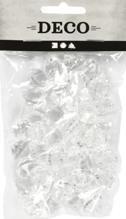 Prisme - Str. 17X16 MM - Hulstr. 1,2 MM - Blank Transparent - 43 Stk