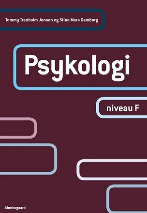 Psykologi, Niveau F