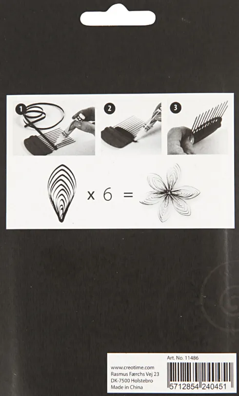 Quillingkam - L 10,5 CM - B 6,5 CM - 1 Stk