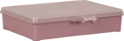 Raaco - Opbevaringsboks Med 7 Rum - 40X17,9X15,1 CM - Mørk Rosa