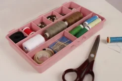 Raaco - Opbevaringsboks Med 9 Rum - 41X27,1X17,3 CM - Pink