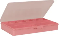 Raaco - Opbevaringsboks Med 9 Rum - 41X27,1X17,3 CM - Pink