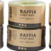 Raffia Papirgarn - B 7-8 MM - Forskellige Farver - 6X100 M