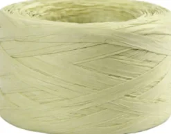 Raffia Papirgarn - B 7-8 MM - Lys Grøn - 100 M