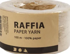 Raffia Papirgarn - B 7-8 MM - Sand - 100 M