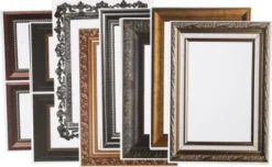Rammer - Str. 26,2X18,5 CM - Metallicfarver - 16 Assorterede Ark