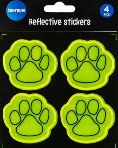 Refleks Sticker Sæt - 4 Stk 50 MM - Poter - Centrum