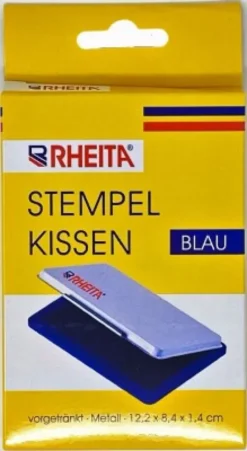 Rheita Stempelpude 12,2 X 8,4 X 1,4 CM - Blå