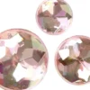 Rhinsten Klistermærker - Selvklæbende - Pink - Str. 6+8+10 MM - 40 Stk