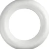 Ring Med Flad Bagside - Str. 35 CM - Tykkelse 46 MM - Hvid - 1 Stk