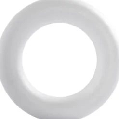 Ring - Str. 21,5 CM - Tykkelse 45 MM - Hvid - 1 Stk