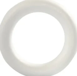 Ring - Str. 17 CM - Tykkelse 30 MM - Hvid - 1 Stk