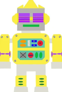 Robotter - H 22,5-24 CM - B 15-16 CM - 230 G - Hvid - 16 Stk
