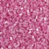 Rocaiperler - Glasperler - 2-Cut Ø 1,7 MM Hul 0,5 MM - Rosa - 500 G