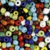 Rocaiperler - Glasperler - Ø 4 MM Hul 0,9-1,2 MM - Forskellige Farver - 1000 G