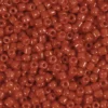 Rocaiperler - Glasperler - Ø 3 MM Hul 0,6-1,0 MM - Mørk Rød - 25 G
