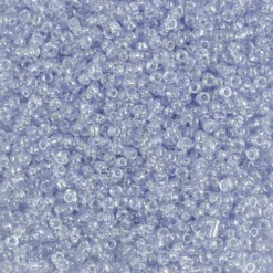 Rocaiperler - Glasperler - Ø 1,7 MM Hul 0,5-0,8 MM - Lyseblå - 25 G