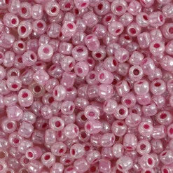 Rocaiperler - Glasperler - Ø 3 MM Hul 0,6-1,0 MM - Pink - 25 G