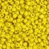 Rocaiperler - Glasperler - Ø 3 MM Hul 0,6-1,0 MM - Gul - 25 G