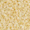 Rocaiperler - Glasperler - Ø 3 MM Hul 0,6-1,0 MM - Elfenben - 25 G