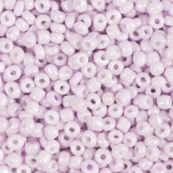Rocaiperler - Glasperler - Ø 3 MM Hul 0,6-1,0 MM - Soft Rosa - 25 G