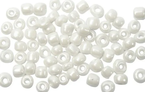 Rocaiperler - Glasperler - Ø 4 MM Hul 0,9-1,2 MM - Perlemor - 500 G